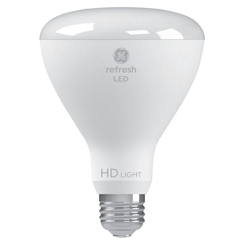 slide 2 of 8, GE Household Lighting GE 2pk 65W Refresh BR30 LED Indoor Floodlight Bulbs Daylight: Dimmable, 5000K, 650 Lumens, Energy Star Certified, 2 ct