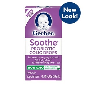slide 1 of 1, Gerber Child Remedies Soothe Probiotic Colic Drops, 0.17 oz