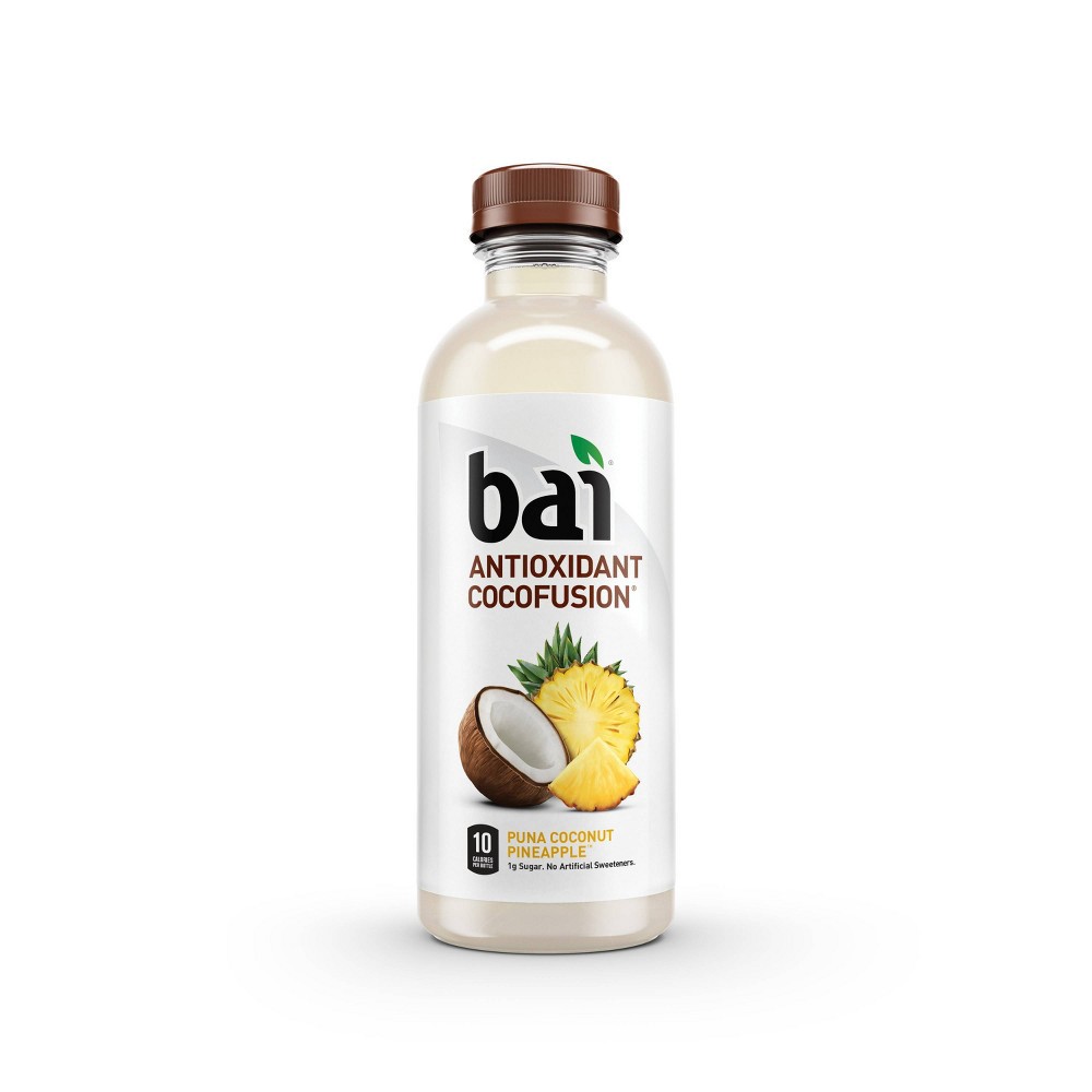 slide 6 of 6, Bai Antioxidant Cocofusion Puna Coconut Pineapple Beverage, 18 fl oz