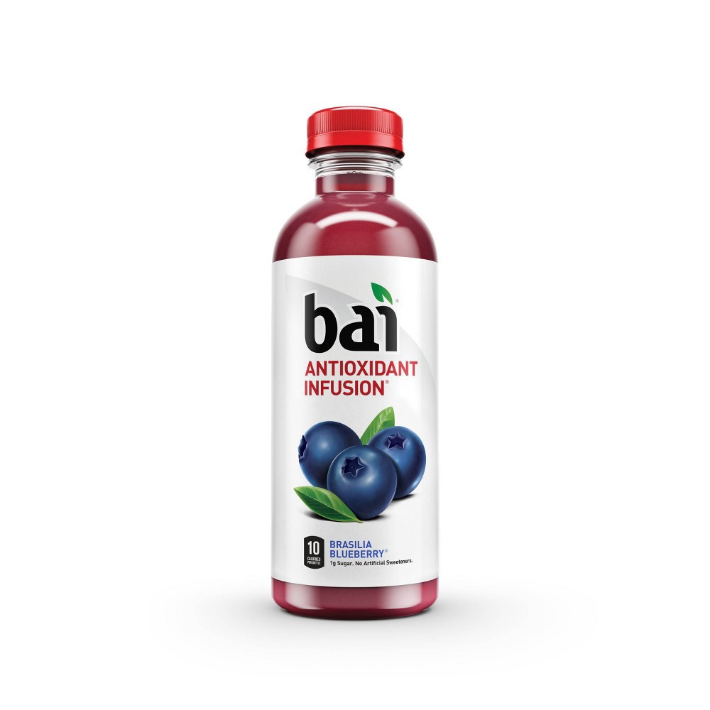 slide 4 of 5, Bai Brasilia Blueberry Antioxidant Water - 6pk/18 fl oz Bottles, 6 ct; 18 fl oz