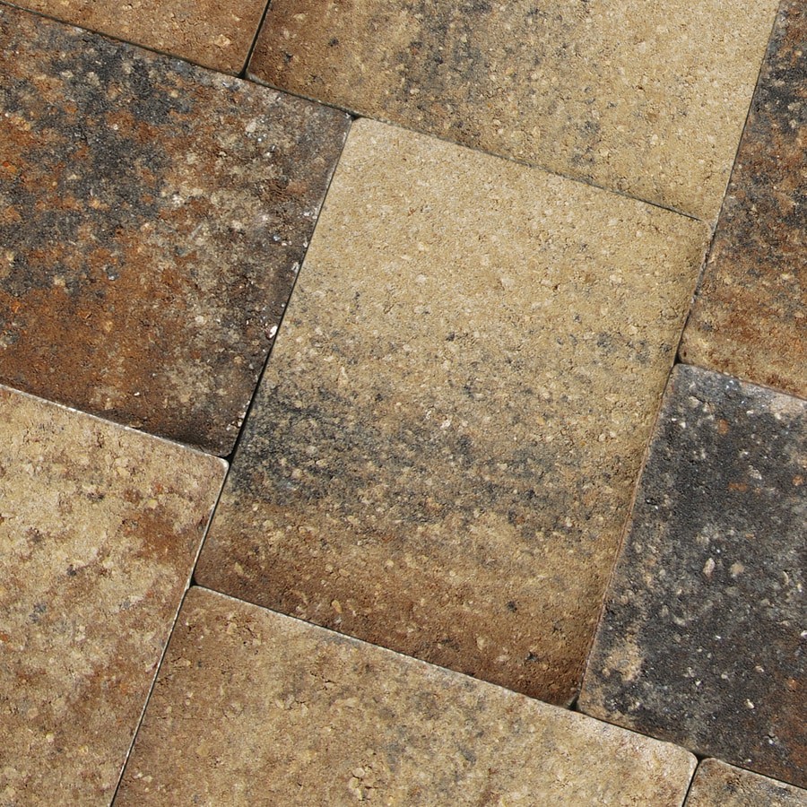 slide 4 of 4, Keystone 12-in L x 9-in W x 2-in H Rectangle Sand tan Concrete Paver, 1 ct