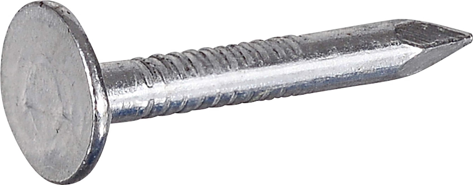 slide 2 of 6, Fas-n-Tite 1-in Smooth Shank Electro-galvanized Roofing Nails 7344 -Per Container, 1 ct