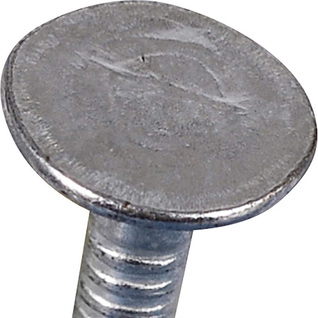 slide 3 of 6, Fas-n-Tite 1-in Smooth Shank Electro-galvanized Roofing Nails 7344 -Per Container, 1 ct
