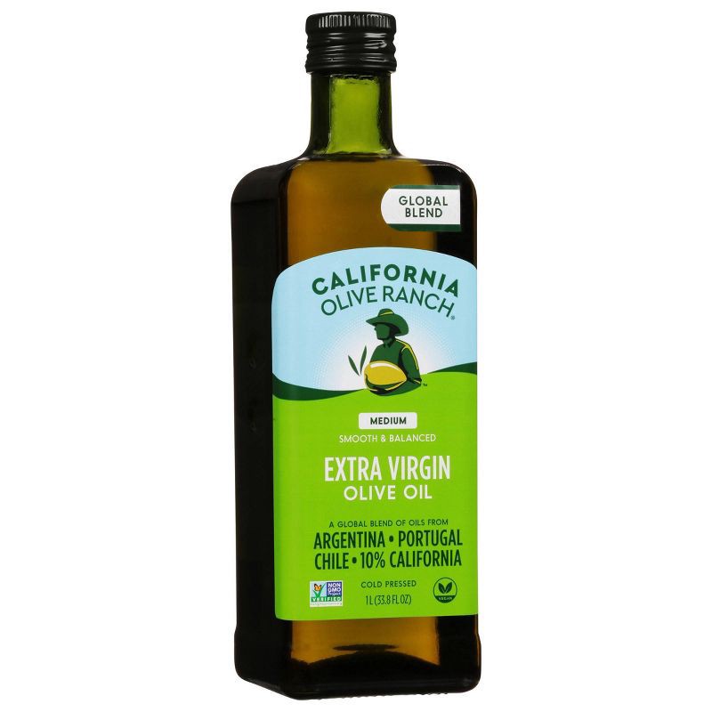 slide 3 of 3, California Olive Ranch Global Blend Extra Virgin Olive Oil - 33.8 fl oz, 33.8 fl oz