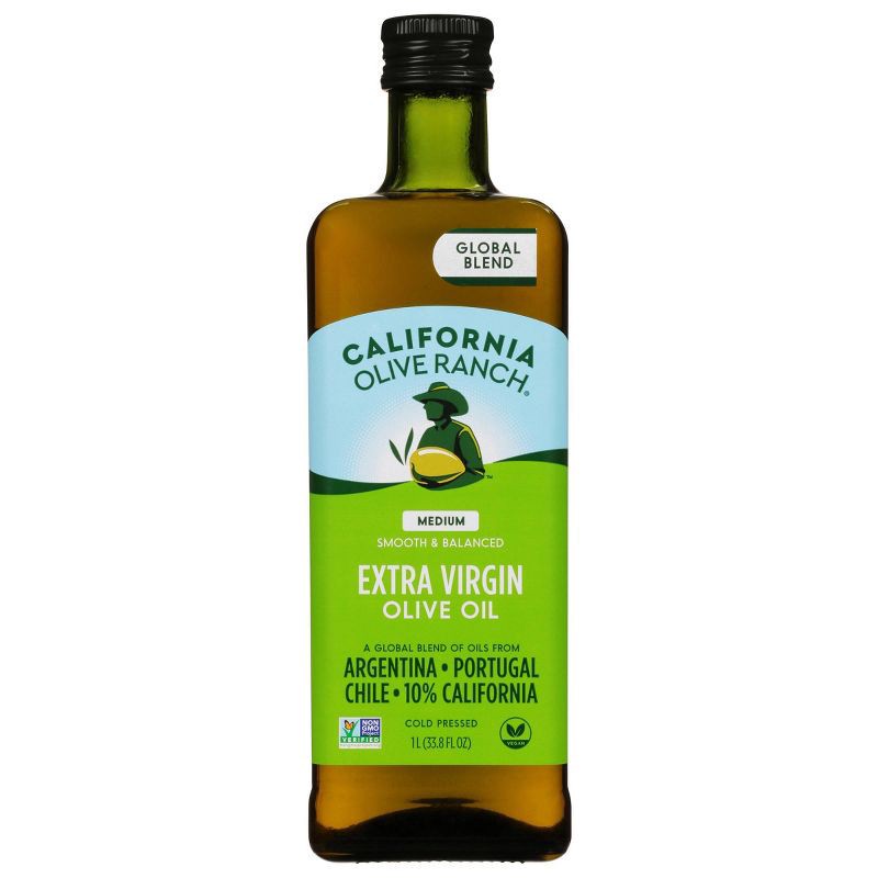 slide 1 of 3, California Olive Ranch Global Blend Extra Virgin Olive Oil - 33.8 fl oz, 33.8 fl oz