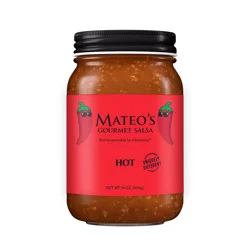 MATEO's Gourmet Hot Salsa - 16oz