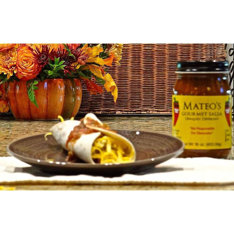 slide 3 of 3, Mateo's Gourmet Medium Salsa 16oz, 16 oz