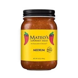 Mateo's Gourmet Medium Salsa 16oz