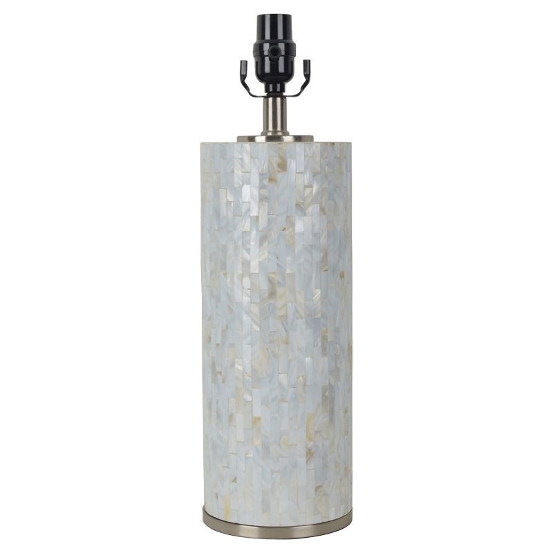 slide 1 of 7, Capiz Subway Tile Large Lamp Base Shell: Pearlized Finish, No Assembly - Threshold™, 1 ct
