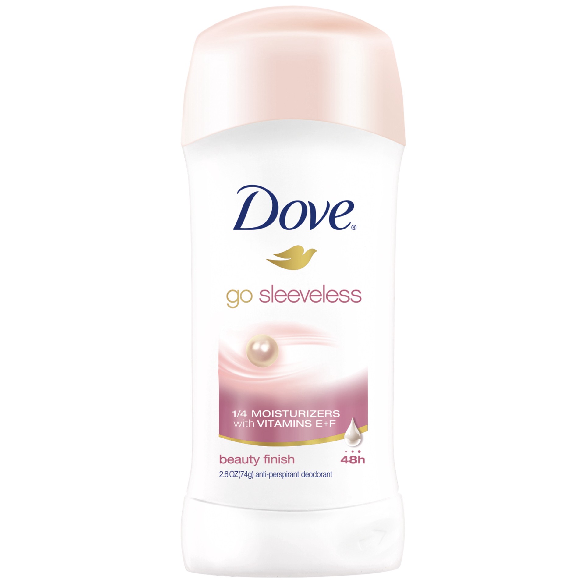 slide 1 of 3, Dove go sleeveless Antiperspirant Deodorant Beauty Finish, 2.6 oz, 1 ct