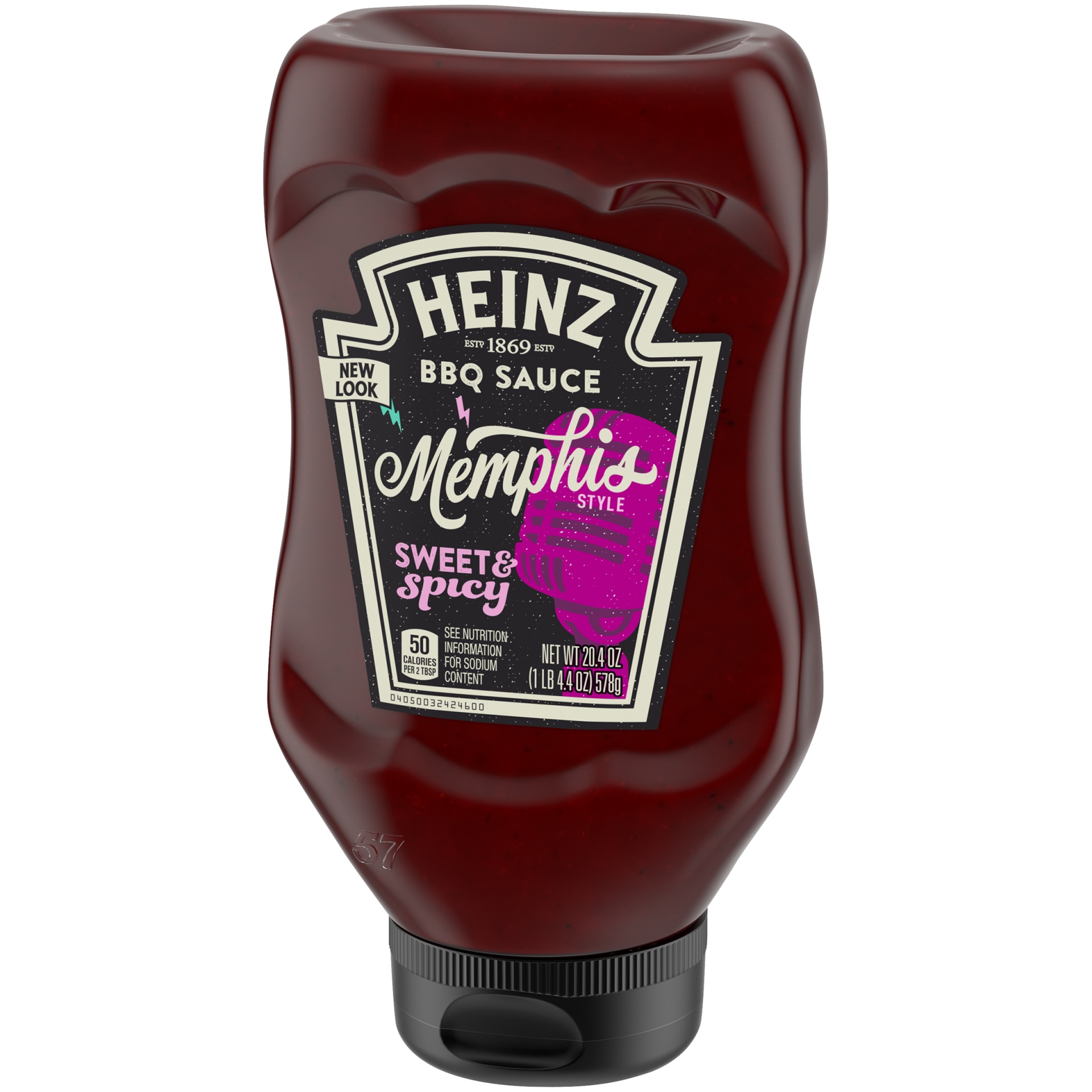 slide 7 of 10, Heinz Memphis Style Sweet & Spicy BBQ Sauce 20.4 oz Bottle, 20.4 oz