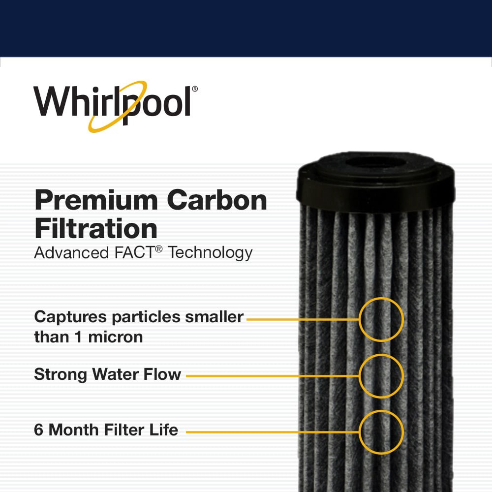 slide 2 of 6, Whirlpool Premium Whole House 6-Months Replacement Filter 2 -Pack, 1 ct