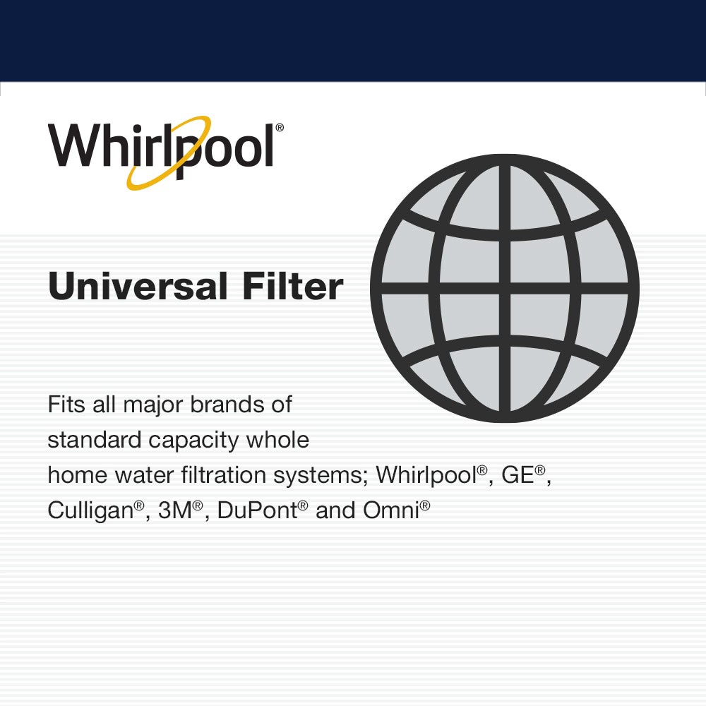 slide 4 of 6, Whirlpool Premium Whole House 6-Months Replacement Filter 2 -Pack, 1 ct