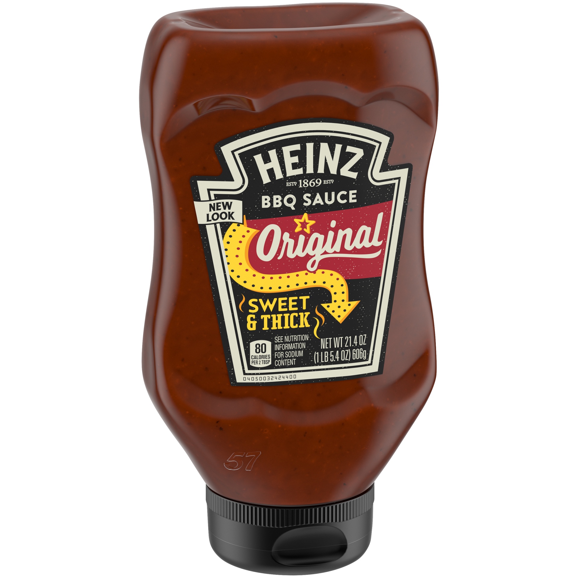 slide 5 of 9, Heinz Original Sweet & Thick Barbecue Sauce Bottle, 21 oz