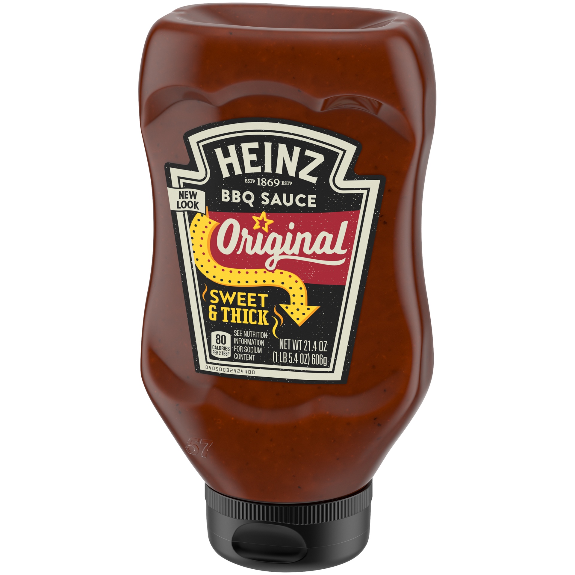 slide 6 of 9, Heinz Original Sweet & Thick Barbecue Sauce Bottle, 21 oz