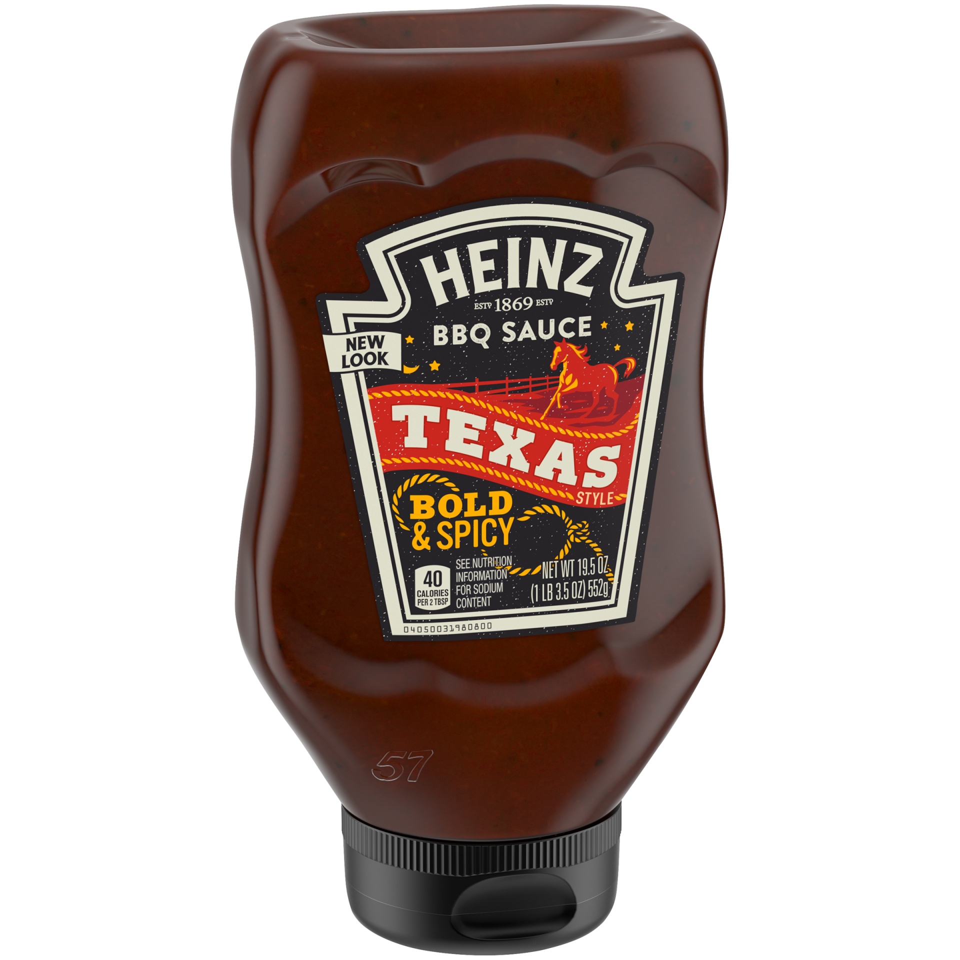 slide 6 of 10, Heinz Texas-Style Bold & Spicy BBQ Sauce Bottle, 19.1 oz