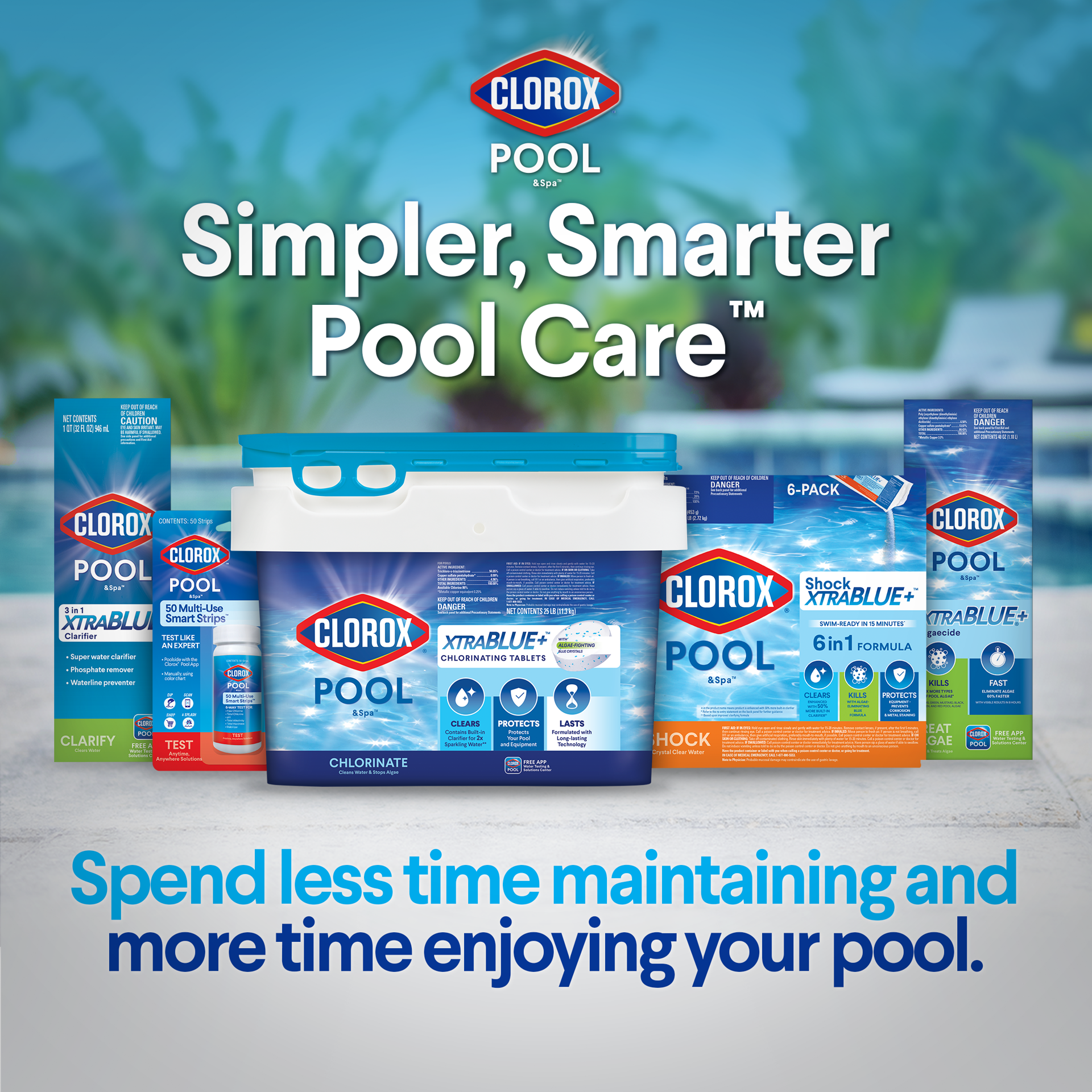 slide 6 of 6, Clorox Pool&Spa Super Water Clarifier 32-oz Pool Water Clarifier, 1 ct