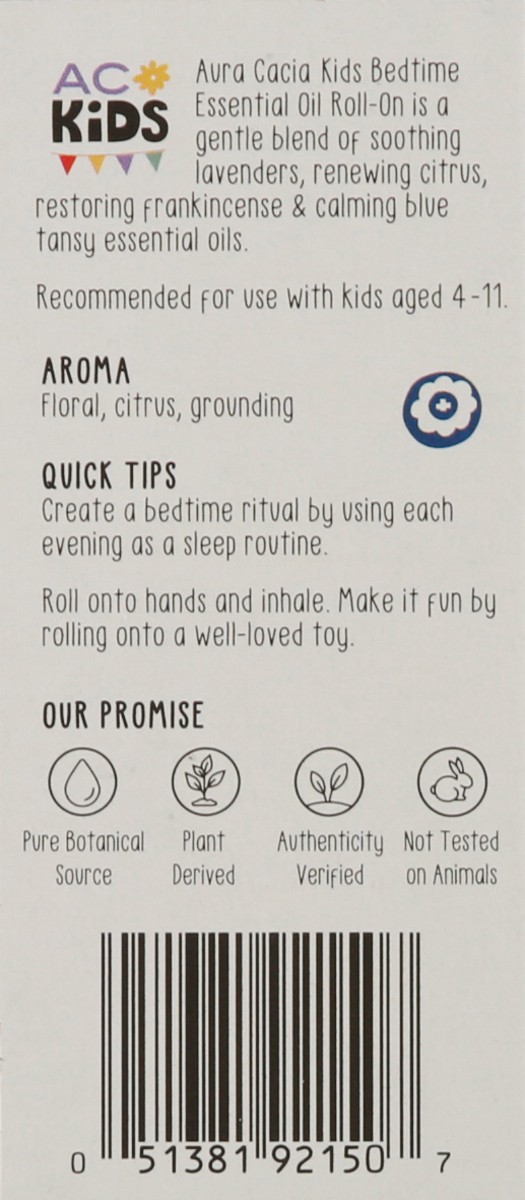 slide 5 of 13, Aura Cacia A/C Kids Bedtime Roll On, 0.31 fl oz