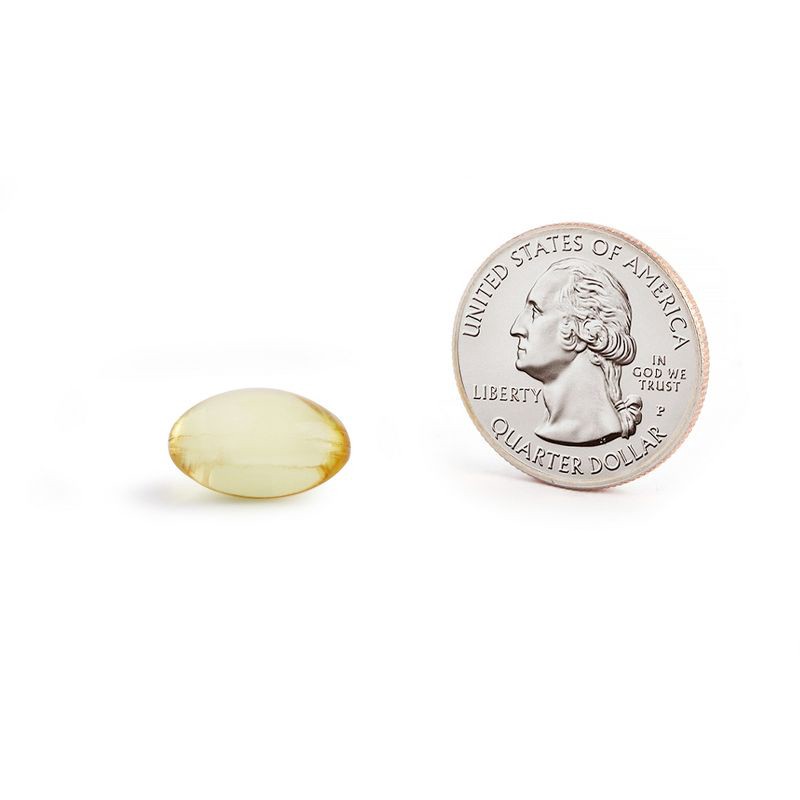 slide 4 of 4, 100% Wild Alaskan Half-the-Size Fish Oil Softgels - 200ct - up&up™, 200 ct