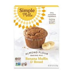 Simple Mills Gluten Free Banana Muffin & Bread Almond Flour Baking Mix - 9oz