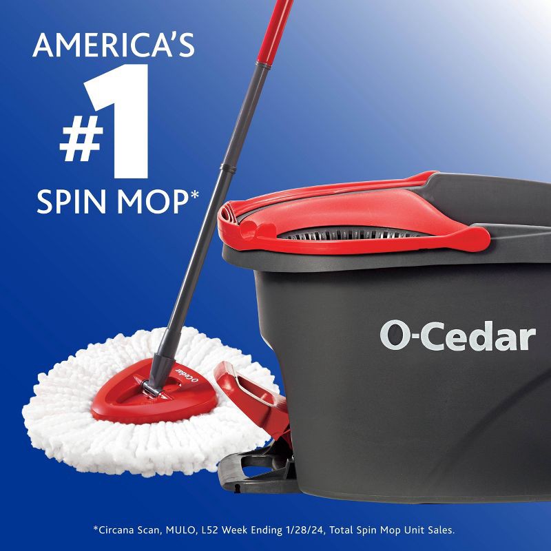 slide 4 of 15, O-Cedar EasyWring Spin Mop and Bucket System, 1 ct