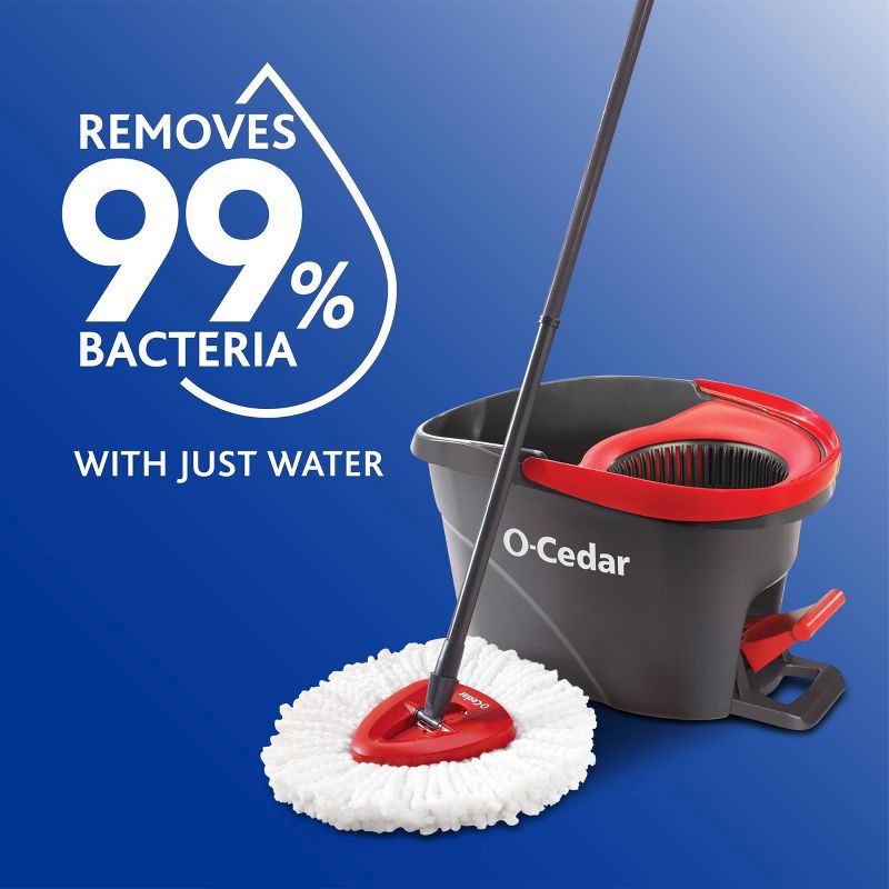 slide 8 of 15, O-Cedar EasyWring Spin Mop and Bucket System, 1 ct