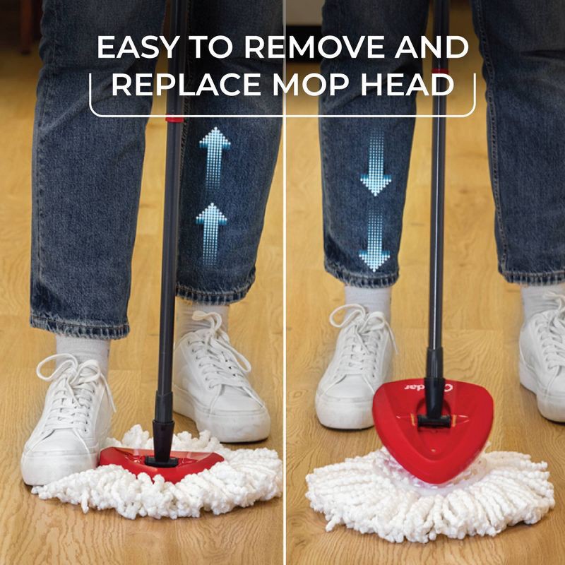 slide 6 of 14, O-Cedar EasyWring Spin Mop and Bucket System, 1 ct