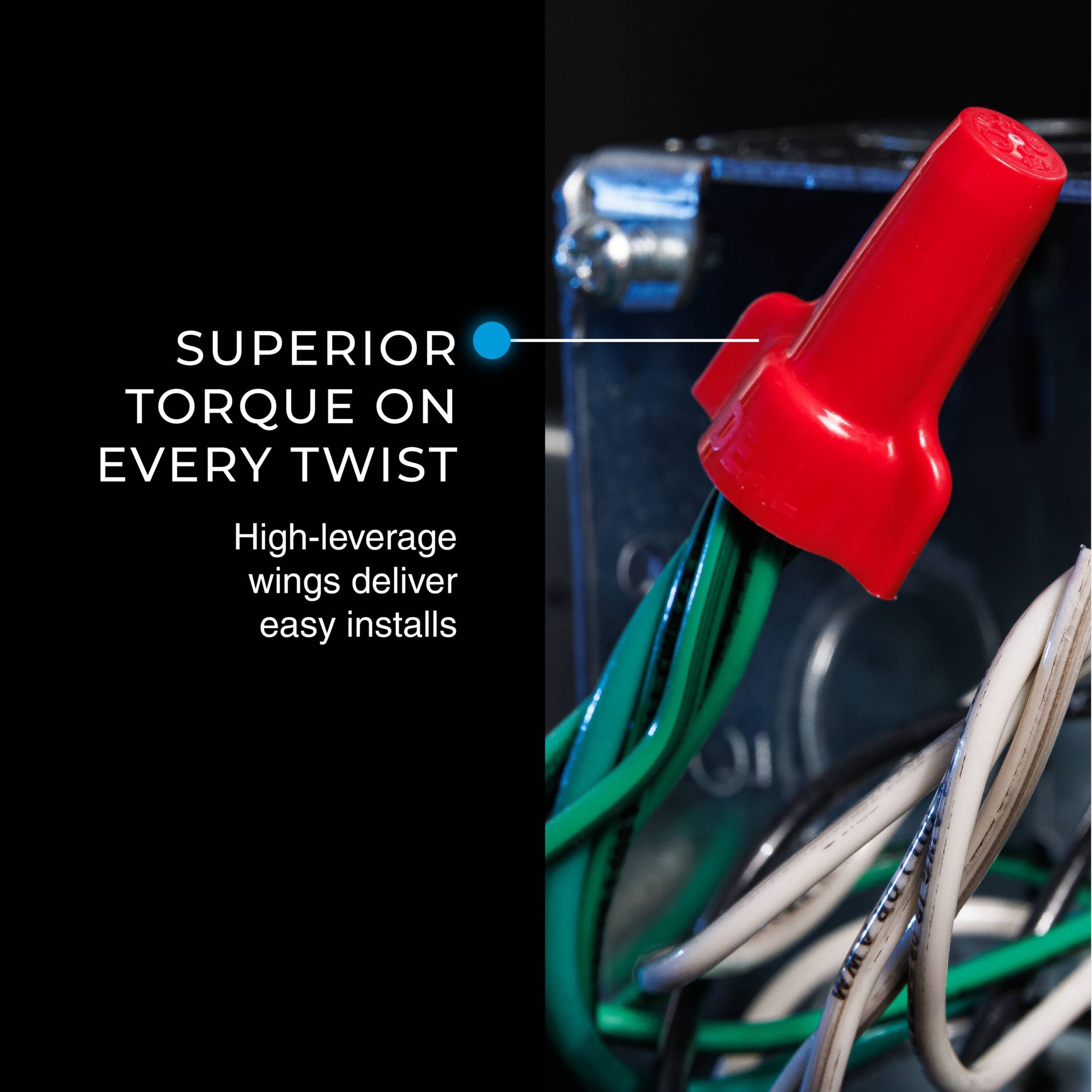 slide 3 of 6, IDEAL Wing Wire Connectors Red ( 250 -Pack ), 1 ct