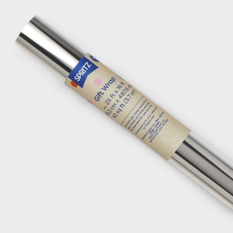 slide 1 of 3, Cello Gift Wrapping Paper Clear - Spritz™, 1 ct
