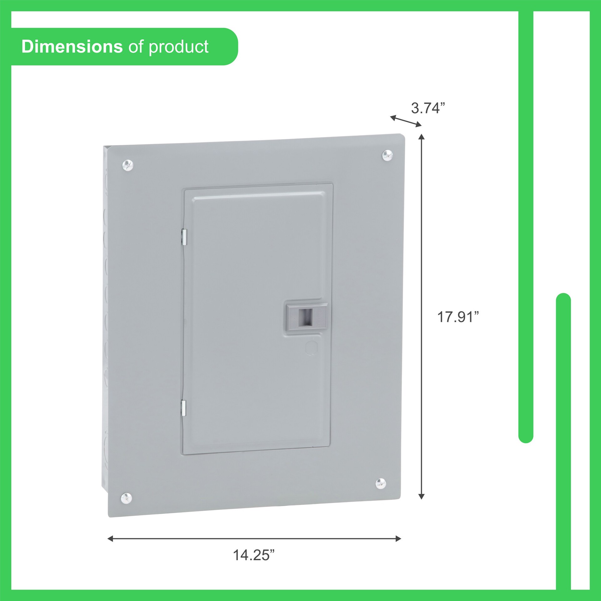 slide 2 of 5, Square D Homeline 125 -Amp 8 -Spaces 16 -Circuit Indoor Convertible Main Lug Plug-On Neutral Load Center, 1 ct