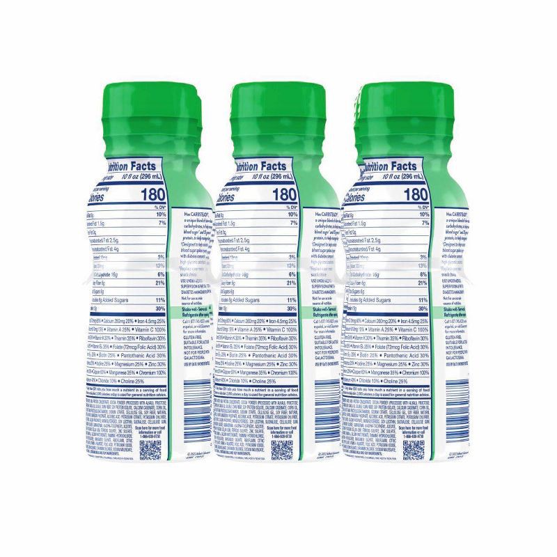 slide 2 of 10, Glucerna Hunger Smart Nutrition Shake - Classic Chocolate - 6ct/60 fl oz, 6 ct, 60 fl oz