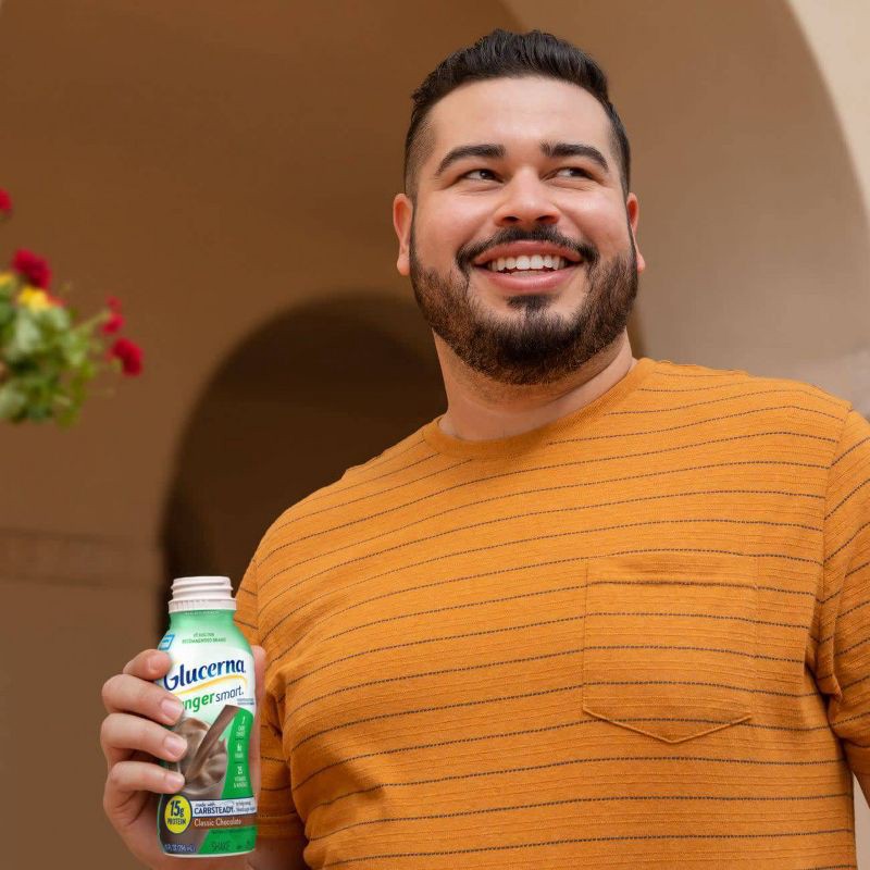 slide 10 of 12, Glucerna Hunger Smart Nutrition Shake - Classic Chocolate - 6ct/60 fl oz, 6 ct, 60 fl oz