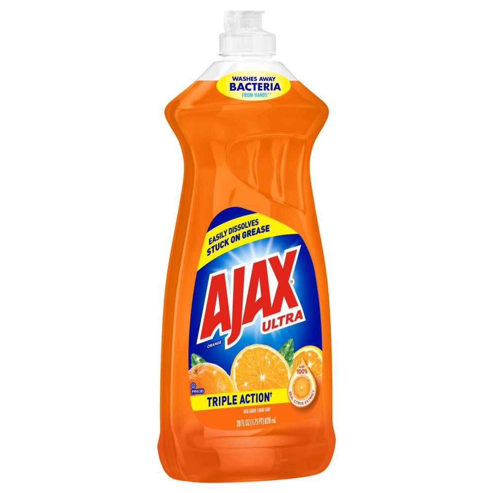 slide 2 of 6, AJAX 28-fl oz Orange Dish Soap, 1 ct