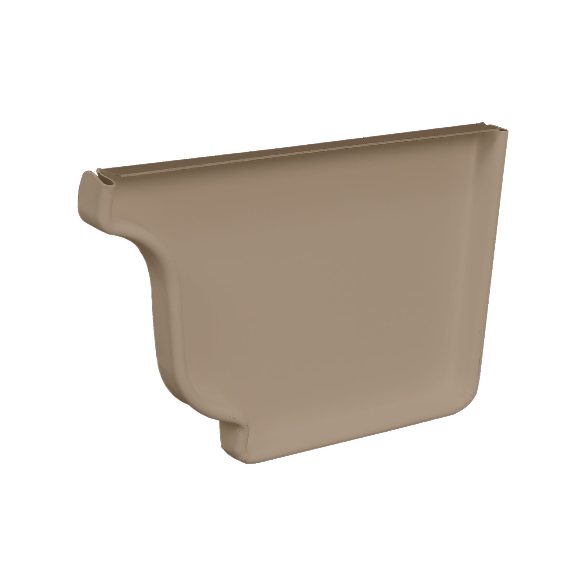 slide 4 of 5, Amerimax Aluminum K style 5-in x 0.4-ft End cap, 1 ct