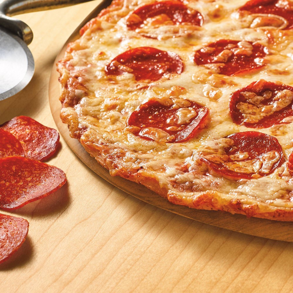 slide 4 of 6, Udi's Gluten Free Crispy Thin Crust Uncured Pepperoni Frozen Pizza - 18.39oz, 18.39 oz