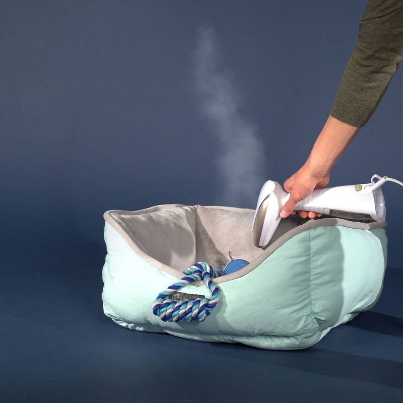 slide 14 of 20, Conair Turbo ExtremeSteam Handheld Garment Steamer: 1875W, 20 Min Steam, 6.6oz Tank, Aluminum Sole Plate, 9' Cord, 6.6 oz