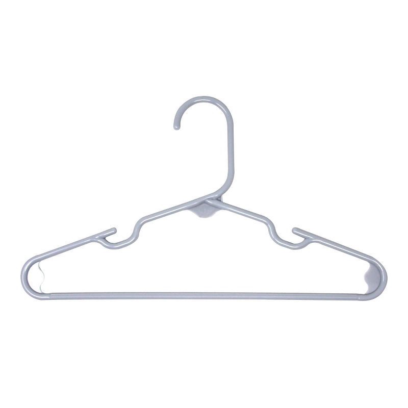 slide 3 of 3, 18pk Kids' Hangers Gray - Pillowfort™, 18 ct