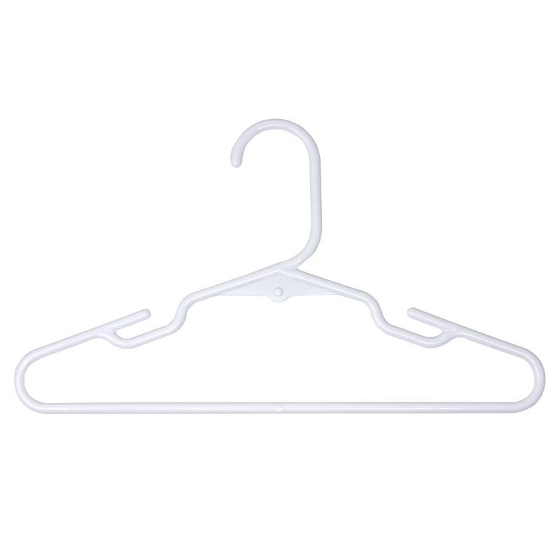 slide 3 of 3, 18pk Kids' Hangers White - Pillowfort™, 18 ct