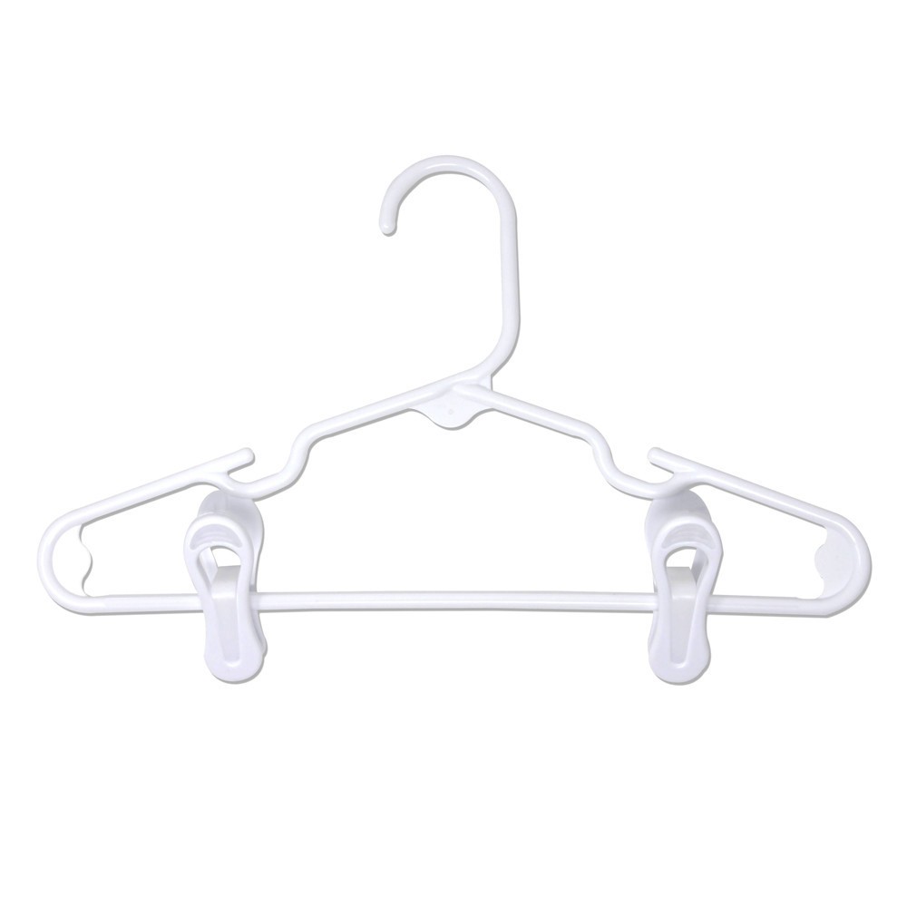 3 Pk White Kids' Hanger With Clips - Pillowfort™ : Target
