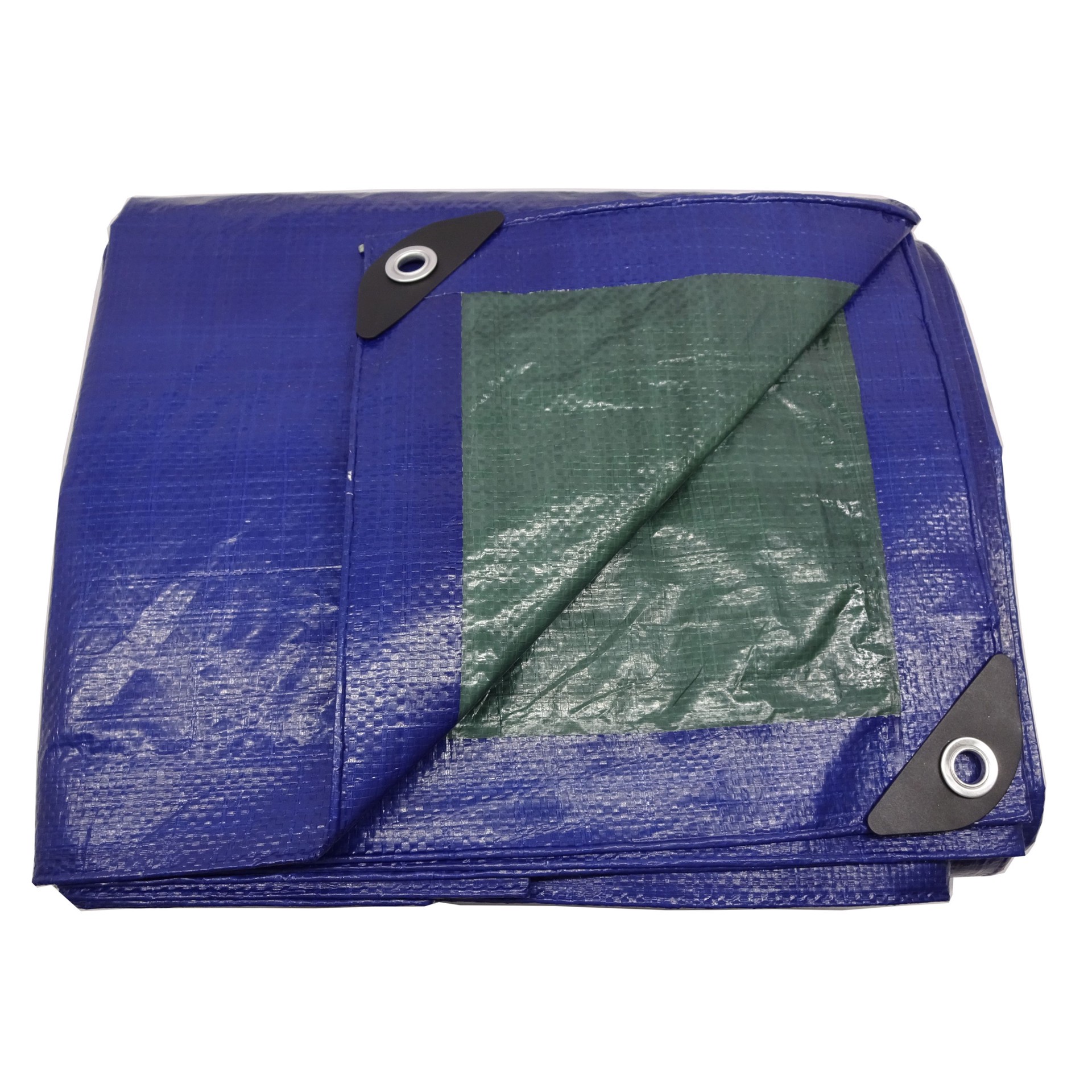 slide 5 of 6, Project Source 8-ft x 10-ft Blue Waterproof Standard Polyethylene 5-mil Tarp, 1 ct
