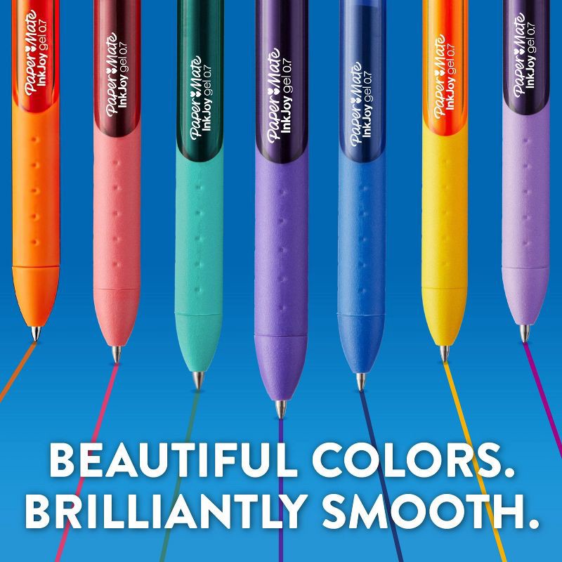 slide 4 of 6, Paper Mate Ink Joy 14pk Gel Pens 0.7mm Medium Tip Multicolored, 14 ct