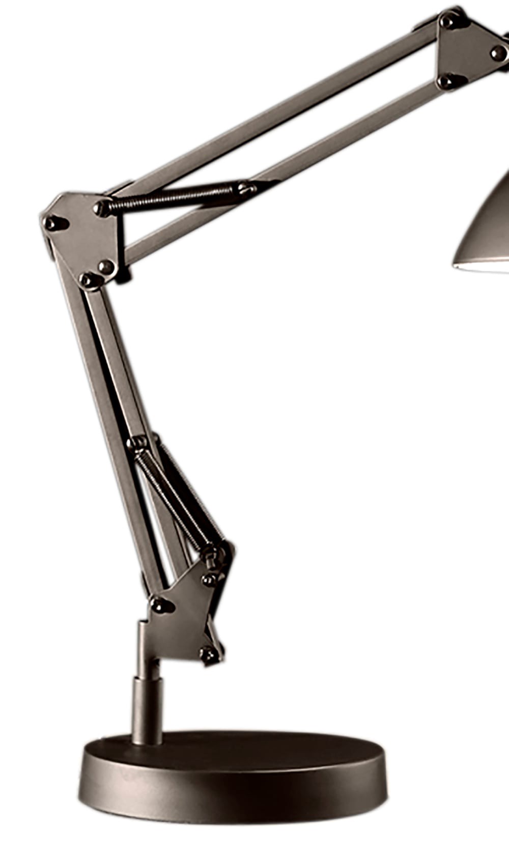 slide 4 of 6, allen + roth Embleton 26-in Adjustable Bronze Standard Desk Lamp with Metal Shade, 1 ct