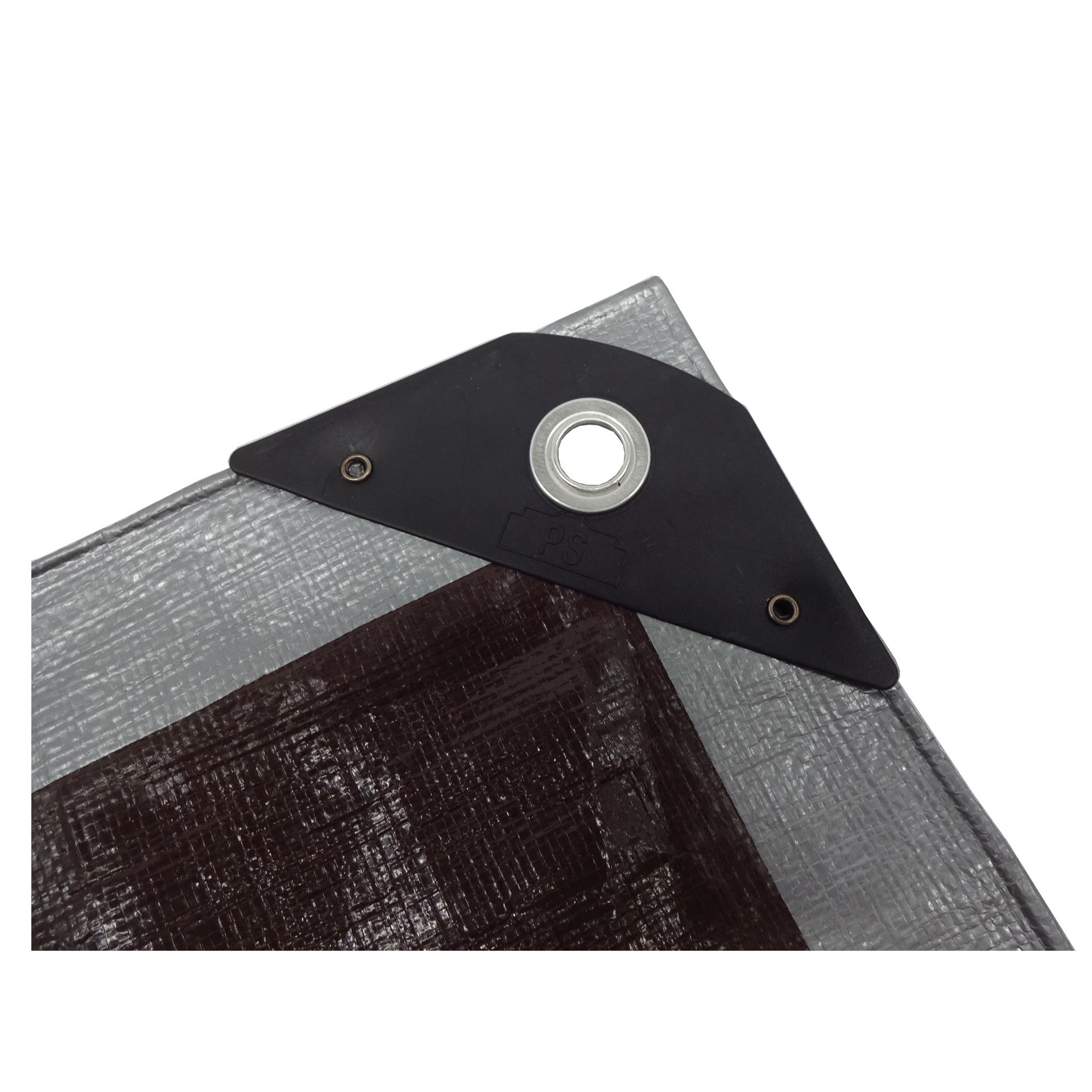 slide 6 of 6, Project Source 20-ft x 30-ft Silver Waterproof Standard Polyethylene 10-mil Tarp, 1 ct