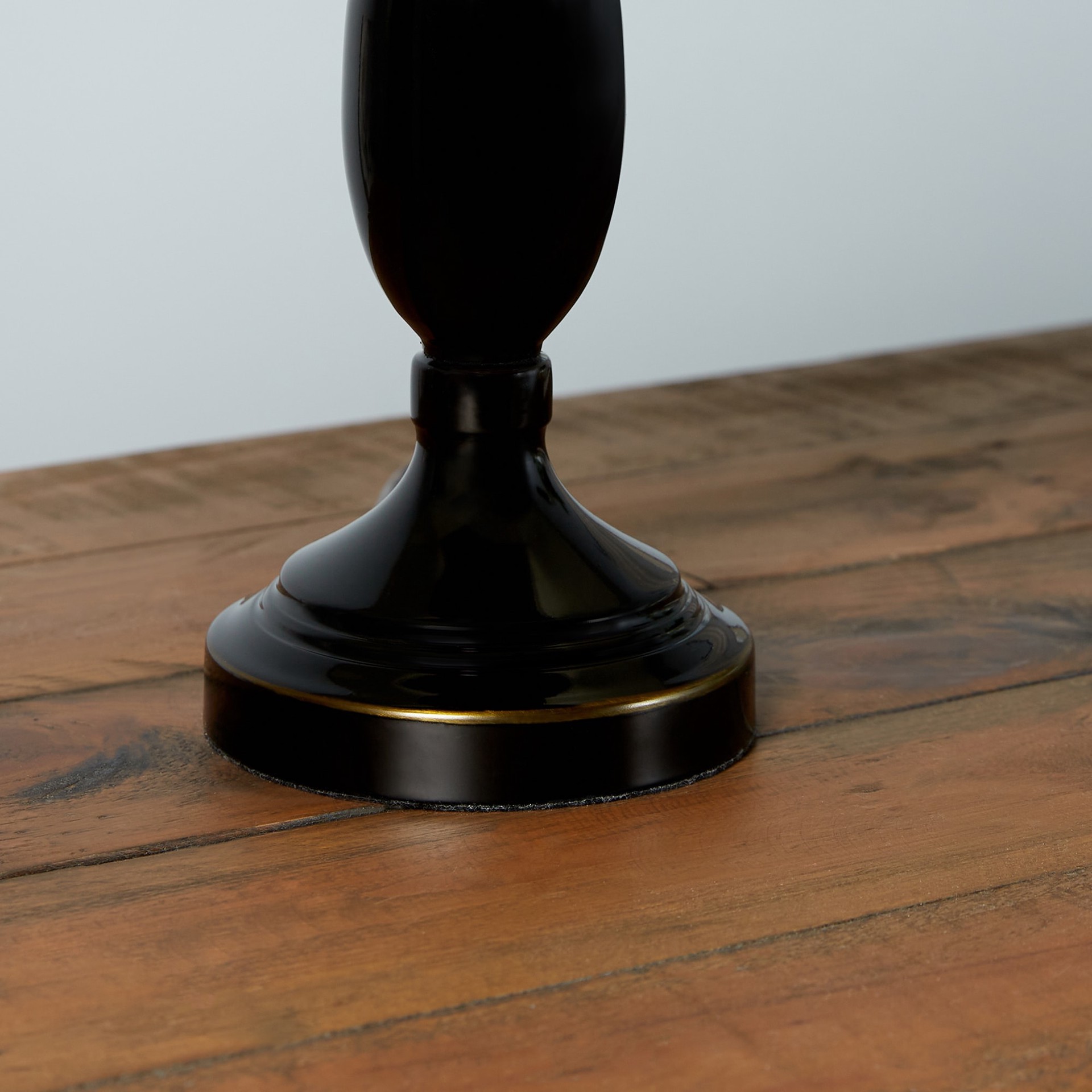 slide 3 of 5, allen + roth 13.25-in Aged Bronze Plug-In Metal Lamp Base, 1 ct