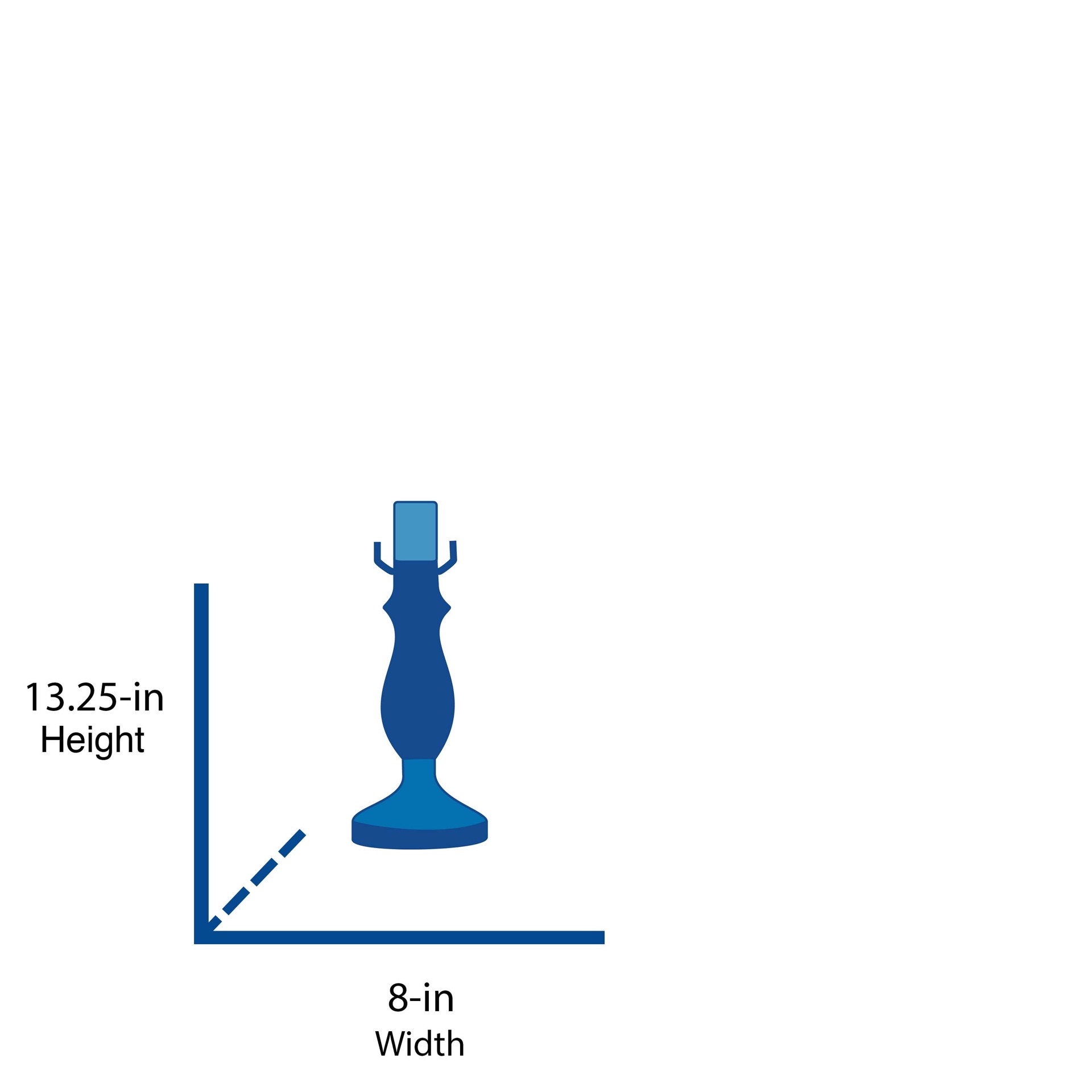 slide 5 of 5, allen + roth 13.25-in Aged Bronze Plug-In Metal Lamp Base, 1 ct