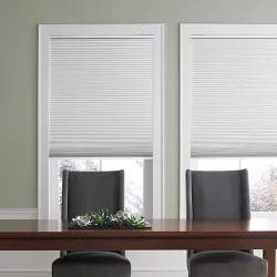 Real Simple Cordless Blackout Cellular Shade - Snow