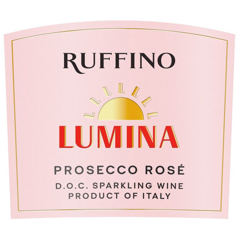 slide 9 of 12, Ruffino Lumina Prosecco DOC Italian Rose Sparkling Wine - 750ml Bottle, 750 ml