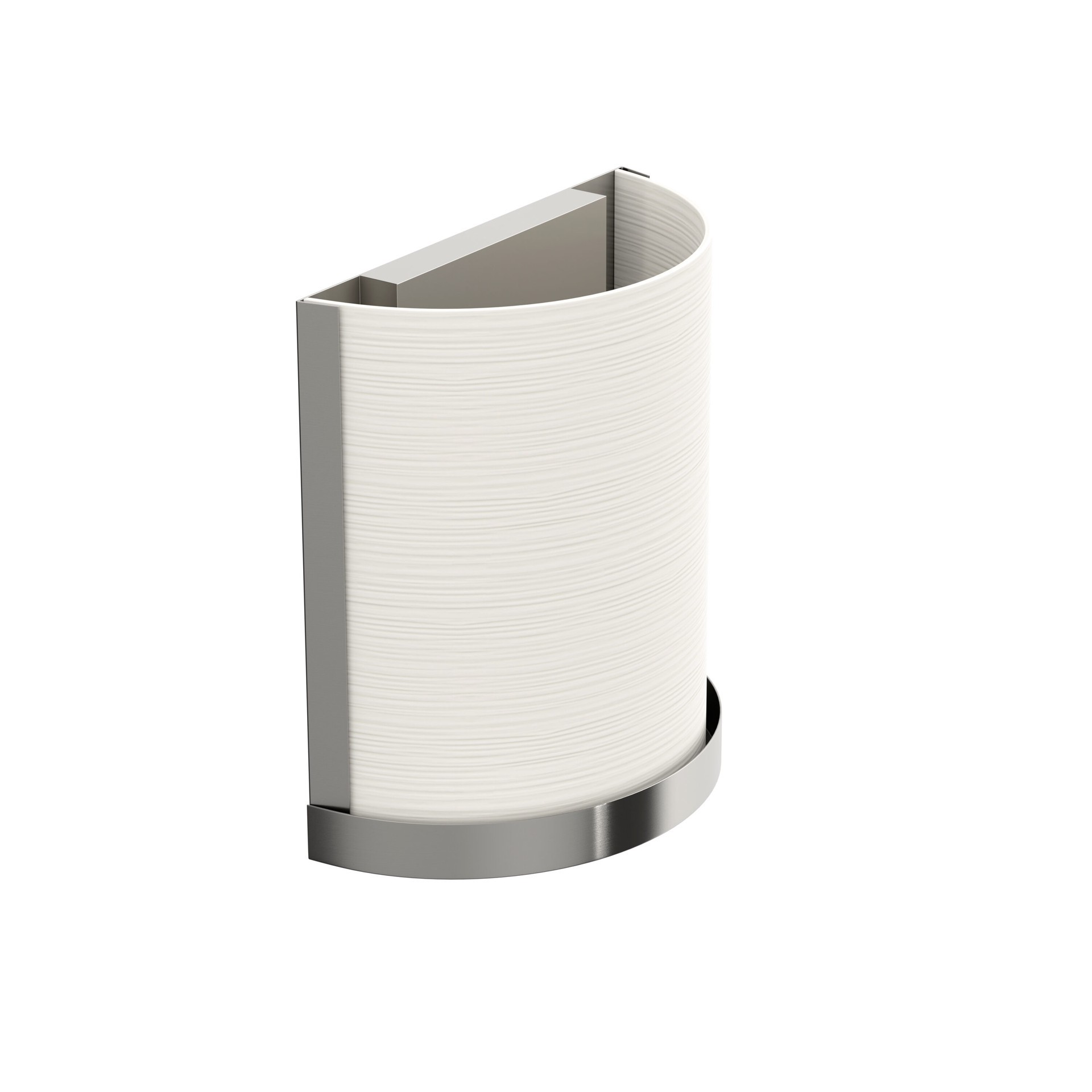 slide 6 of 6, allen + roth Merington 6.5-in 1 -Light Brushed Nickel Transitional Vanity light, 1 ct