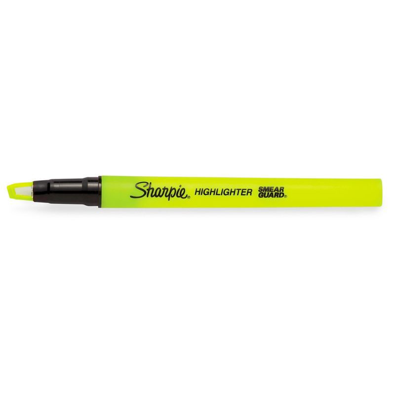 slide 8 of 9, Sharpie Clear View 3pk Highlighters Fine Chisel Tip Multicolored, 3 ct
