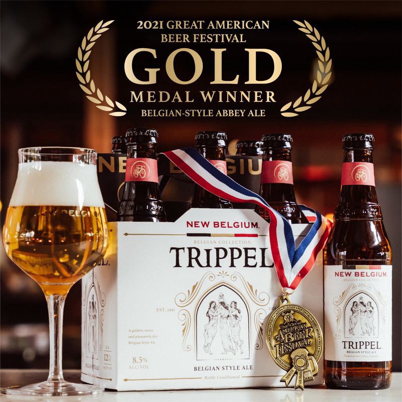 slide 3 of 13, New Belgium Trippel Belgian Style Ale - 6pk/12 fl oz Bottles, 6 ct; 12 fl oz